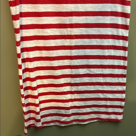 Old Navy Red and White Casual Raglan Sleeve Dress - Picture 5 of 12
